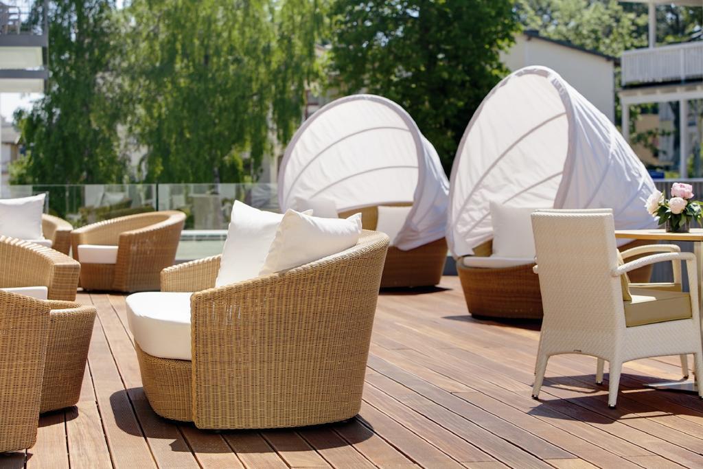 Steigenberger Grandhotel & Spa Heringsdorf Екстер'єр фото Outdoor furniture